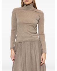 Max Mara - Cashmere Yarn Polo-Neck Sweater - Lyst