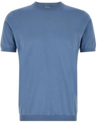 PAOLO RAGAZZINI - Short-Sleeve Knitted T-Shirt - Lyst
