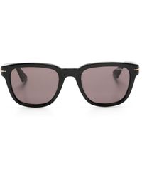 Montblanc - Rectangle-frame Logo Sunglasses - Lyst