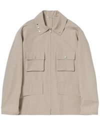 AURALEE - Button-Detail Jacket - Lyst