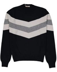 Herno - Pull À Motif De Chevrons - Lyst