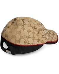 Gucci - Gg Cotton Canvas Baseball Hat - Lyst