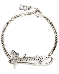 Balenciaga - Typo Valentine Chain Bracelet - Lyst