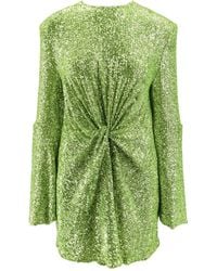 Nervi - Sequin-Embellished Knot-Detail Dress - Lyst