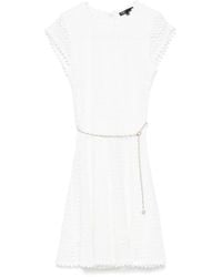 Maje - Minikleid mit Gürtel - Lyst