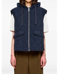 OOF WEAR - Hooded Quilted Gilet - Lyst