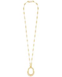 Aurelie Bidermann - Collana Diana Con Pendente Ovale - Lyst