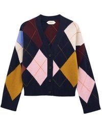 Pringle of Scotland - Argyle Buttoned Cardigan - Lyst