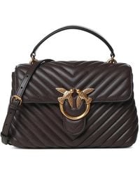 Pinko - Mini Handbag Lady Love Bag Puff Chevron - Lyst