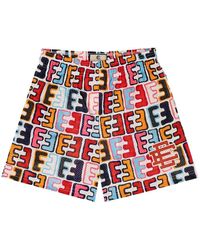 Eric Emanuel - Jake Clark Mesh-Shorts Mit Logo-Print - Lyst