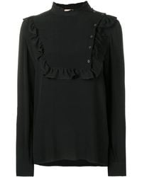 N°21 - Ruffle Trim Blouse - Lyst