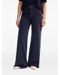 Benetton - Corduroy Wide-Leg Trousers - Lyst