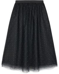 JNBY - Falda A Capas Con Lunares - Lyst
