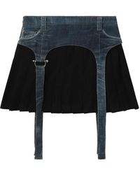 ANDERSSON BELL - Trompe L'Oeil Geplooide Mini-Rok - Lyst