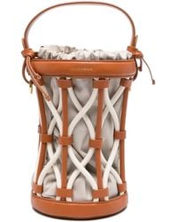 Coccinelle - Koi Leather-Detail Bucket Bag - Lyst