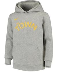 Nike - Nba Golden State Warriors Earned Edition Logo Essential パーカー - Lyst