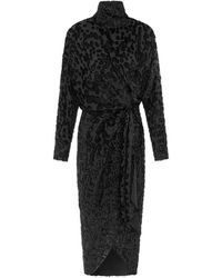 16Arlington - Robe Mi-Longue Resia À Effet Dévoré - Lyst