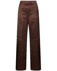 Herno - Pressed-Crease Wide-Leg Trousers - Lyst