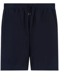 Emporio Armani - Elastic-Waist Deck Shorts - Lyst