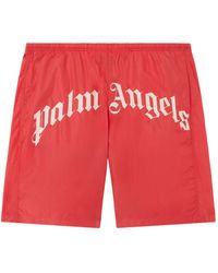 Palm Angels - Logo Swim Shorts - Lyst