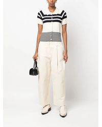 Studio Nicholson - High-Waisted Wide-Leg Trousers - Lyst