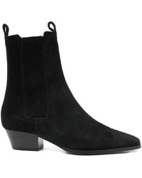 Aeyde - 40Mm Agata Suede Boots - Lyst