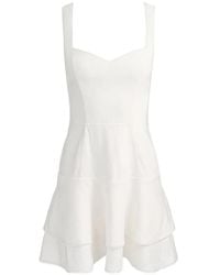 Alice + Olivia - Miriam Pom-Pom Trim Mini Dress - Lyst