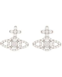 Vivienne Westwood - Olympia Crystal Orb Earrings - Lyst