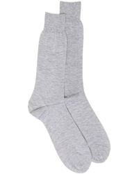 ZEGNA - Logo-Print Socks - Lyst
