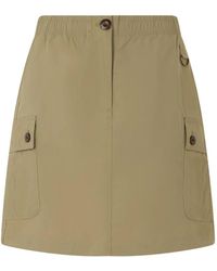 Barbour - Cargo-Pocket Skirt - Lyst