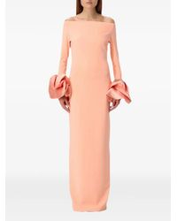 Solace London - Off-The-Shoulder Long-Sleeved Dress - Lyst