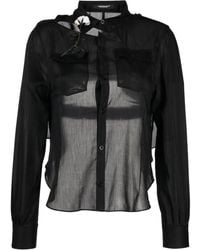 Undercover - Hemd Mit Cut-Outs - Lyst