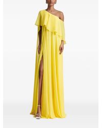 Gemy Maalouf - One-Shoulder Ruffled Dress - Lyst