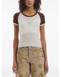 CUDDLEUP - Raglan-Sleeve Ribbed-Knit T-Shirt - Lyst