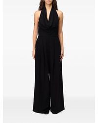 ELEH - Cowl-Neck Wide-Leg Jumpsuit - Lyst