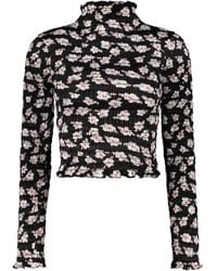 AMY CROOKES - Floral-Print Top - Lyst