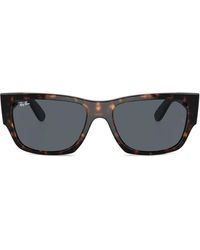 Ray-Ban - Carlos Rectangle-Frame Sunglasses - Lyst