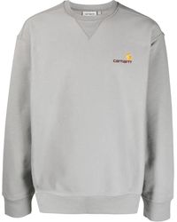 Carhartt - American Script Cotton Blend Sweatshirt - Lyst