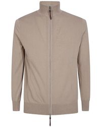 Ballantyne - Zip-Up Cardigan - Lyst