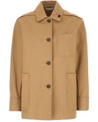 Max Mara - Button-Fastening Patch-Pocket Jacket - Lyst