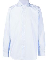 Xacus - Striped Long-Sleeve Shirt - Lyst