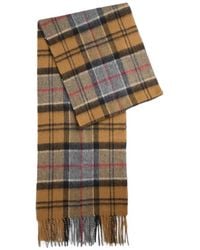 Barbour - Sciarpa Tartan Con Frange - Lyst