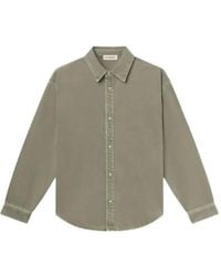 FRAME - Relaxed-Fit Long-Sleeve Overshirt - Lyst