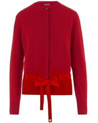 Ferragamo - Belted Cashmere Cardigan - Lyst