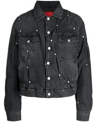Kusikohc - Studded Denim Jacket - Lyst