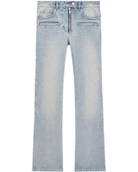 Courreges - Flared Cotton Trousers - Lyst