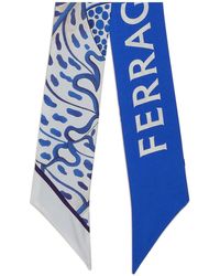 Ferragamo - Foliageプリント スカーフ - Lyst