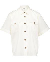 FRAME - Chemise En Coton À Poches Poitrine - Lyst