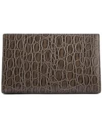 Giuseppe Zanotti - Annhita Crocodile-Embossed Clutch Bag - Lyst