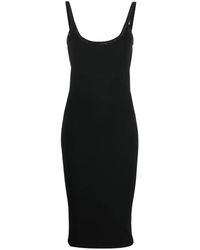 Alexander Wang - Crystal-Embellished Jersey Dress - Lyst